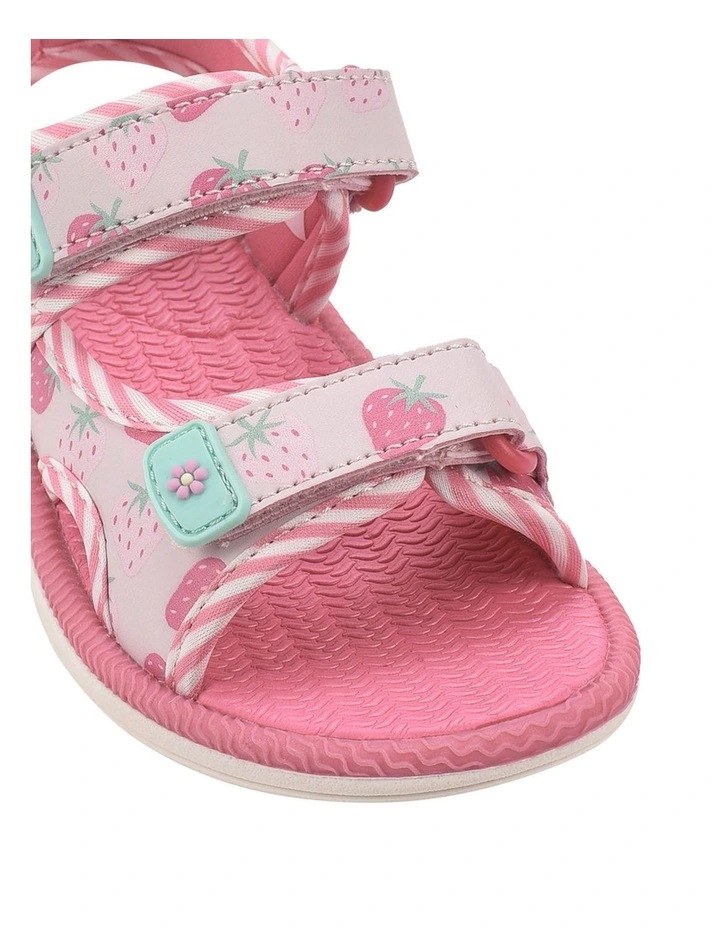 Flora Beach Sandals In Pink image 4