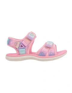 Fleur Beach Sandals In Pink