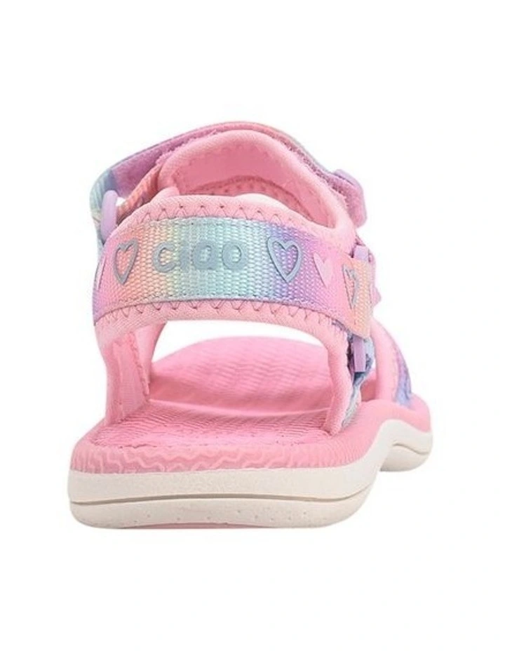 Fleur Beach Sandals In Pink image 3