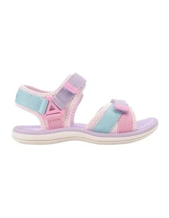Fleur Beach Sandals In Lilac