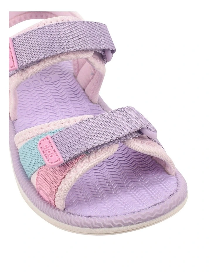 Fleur Beach Sandals In Lilac image 4