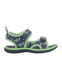 Flynn Beach Sandals In Navy Multi
