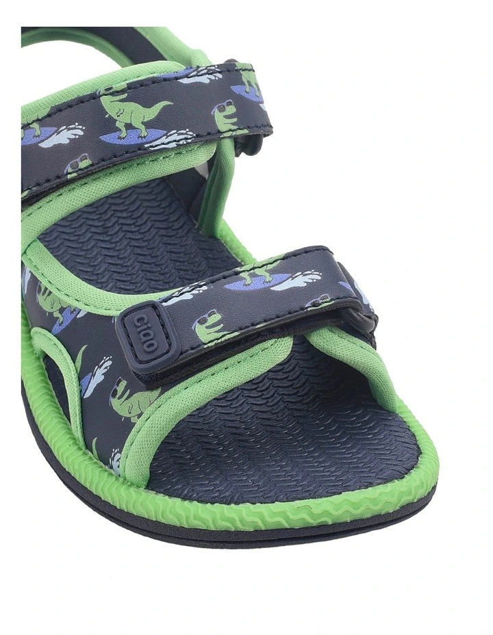 Flynn Beach Sandals In Navy Multi image 4