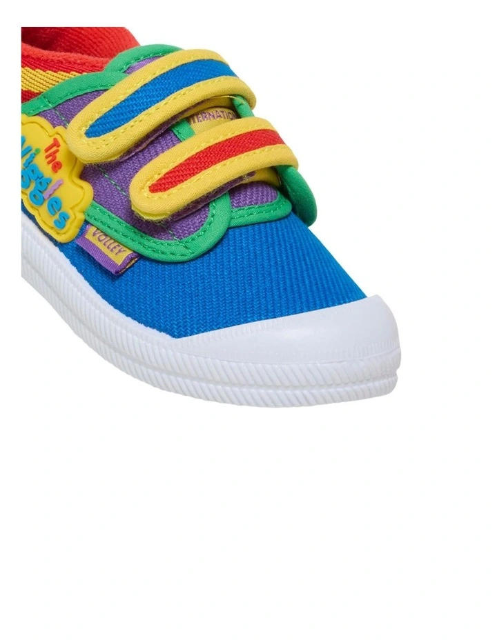 Volley Wiggles Junior Int Self-Fastening Sneakers In Rainbow image 4