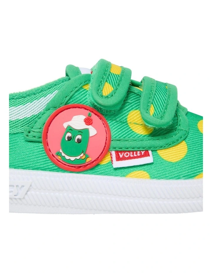 Volley Wiggles Junior Int Self-Fastening Sneakers In Green image 2