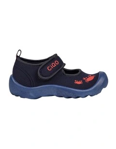 Classic Crab Beach Sandals In Navy