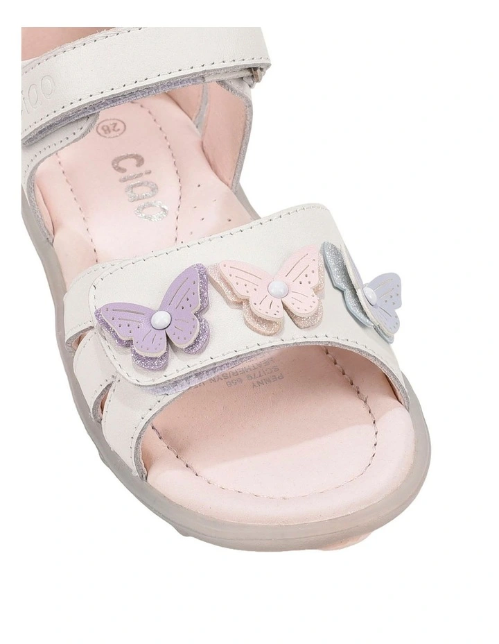 Penny Sandals in White image 4