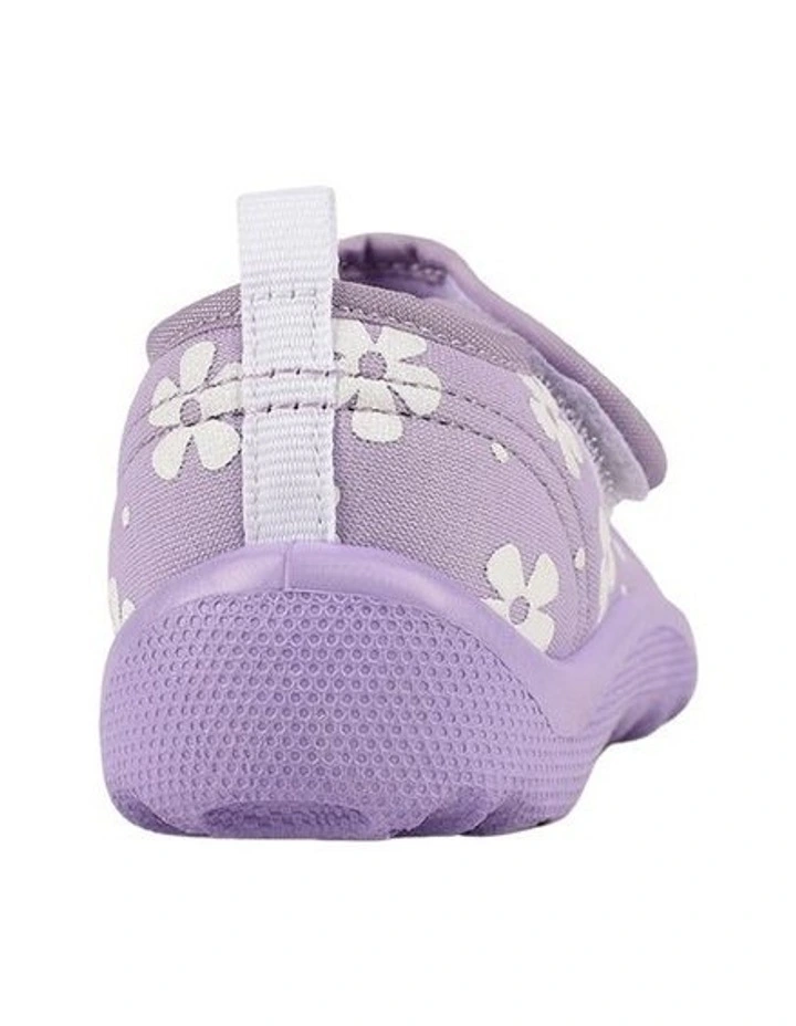 Floral Beach Sandals In Lilac image 3
