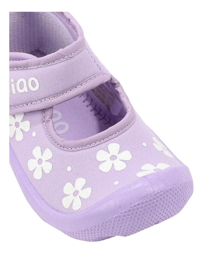 Floral Beach Sandals In Lilac image 4