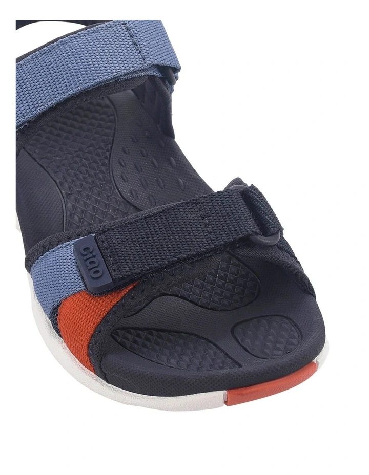 Travis Sandals In Navy Multi image 4