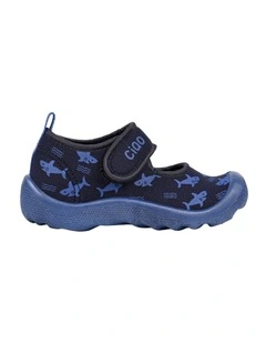 Sea Shark Beach Sandals In Navy