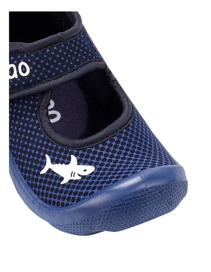 Spotty Shark Beach Sandals In Navy image 4