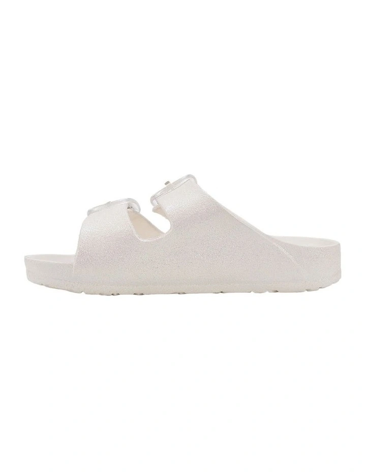 Kory Slide Beach Sandals in Black or White image 2