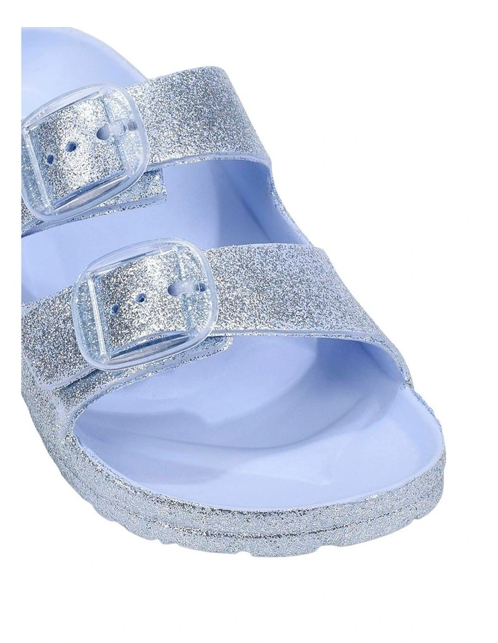 Kory Slide Beach Sandals in Blue image 4