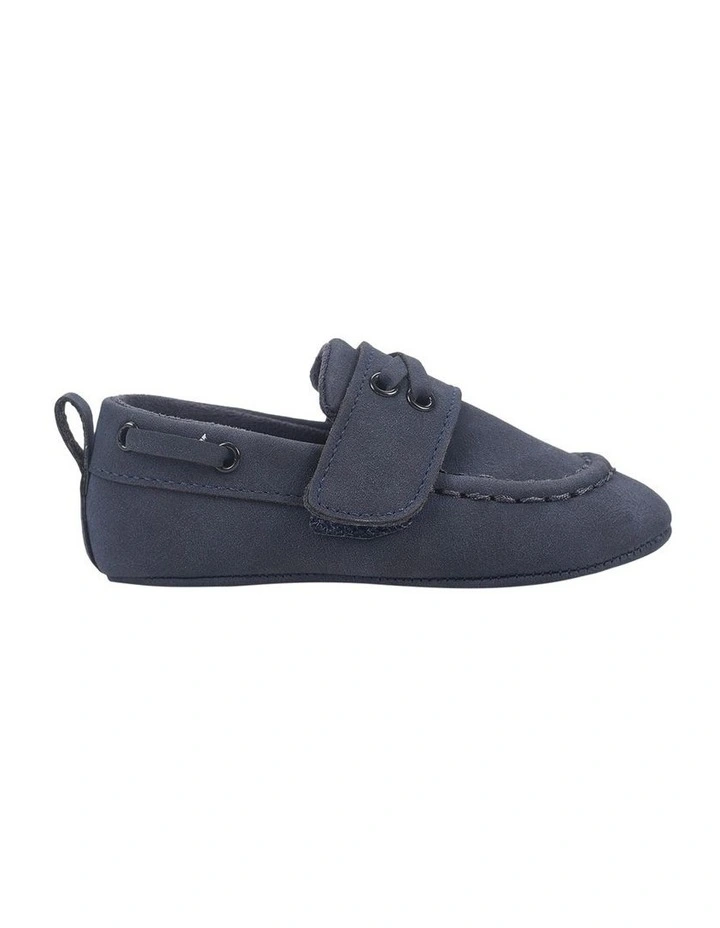 Kamp Boat Shoe Prewalker In Navy image 1