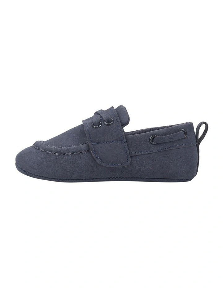 Kamp Boat Shoe Prewalker In Navy image 2