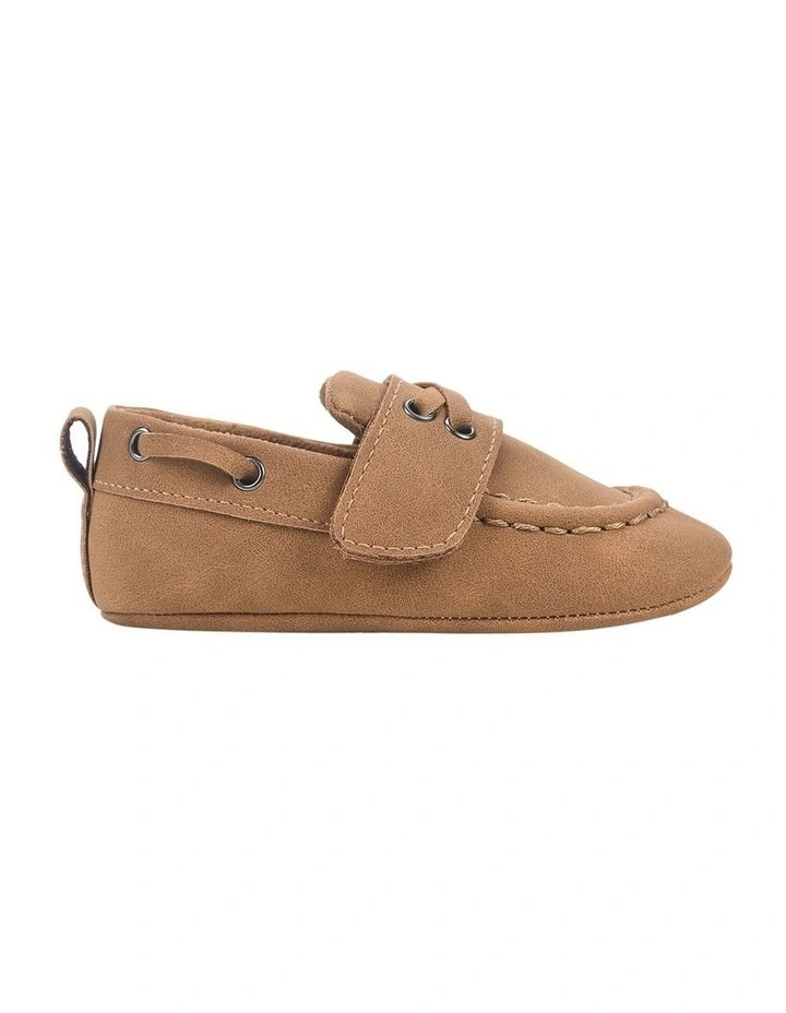 Kamp Boat Shoe Prewalker In Natural image 1