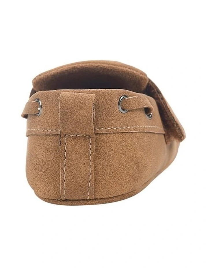 Kamp Boat Shoe Prewalker In Natural image 3