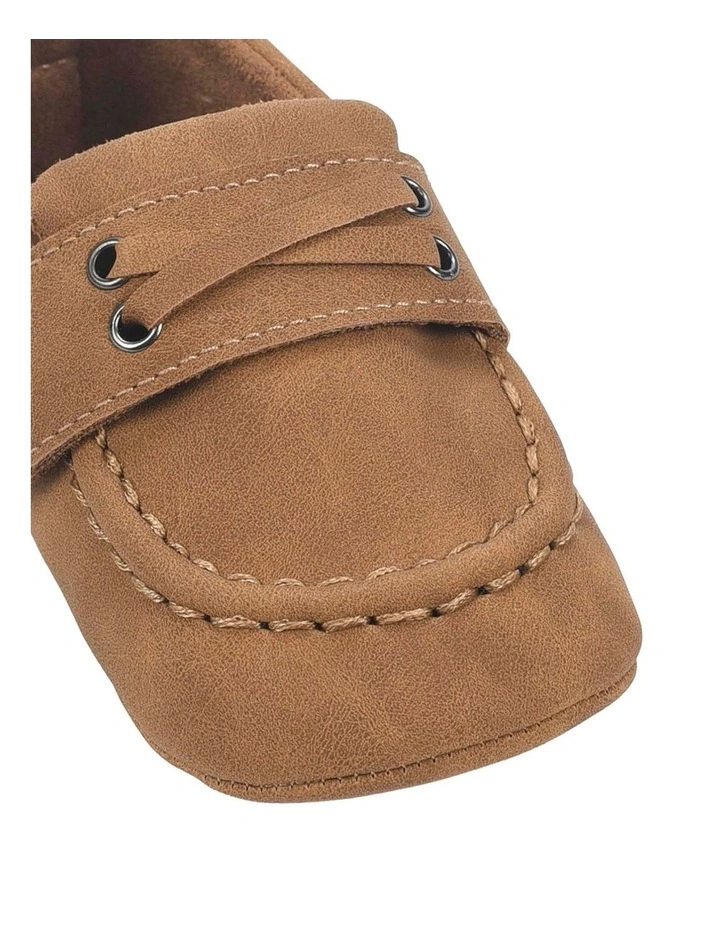 Kamp Boat Shoe Prewalker In Natural image 4