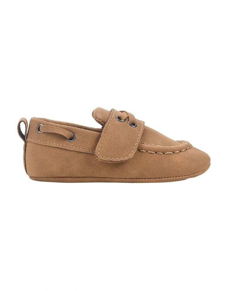 Kamp Boat Shoe Prewalker In Natural image 5