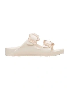 Arizona Flower Buckle Eva Sandals In Ecru