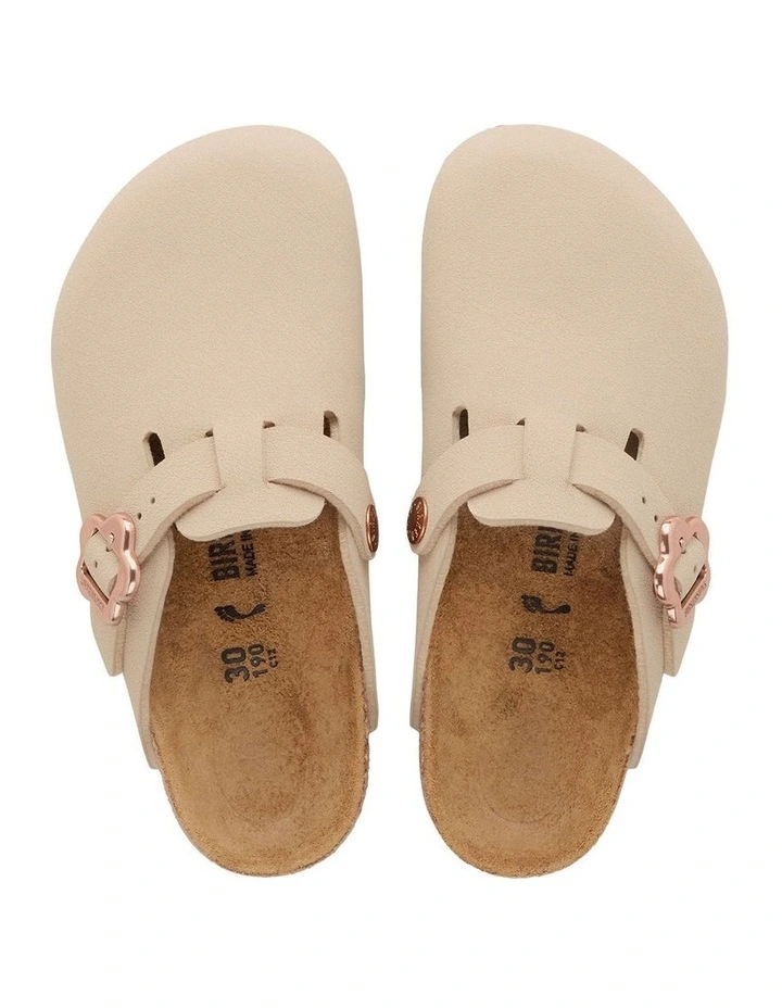 Boston Flower Narrow Sandals In Beige image 2