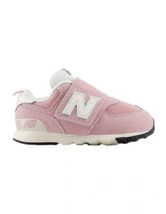 574 Self-Fastening Strap Infant Sneakers In Lt Pink