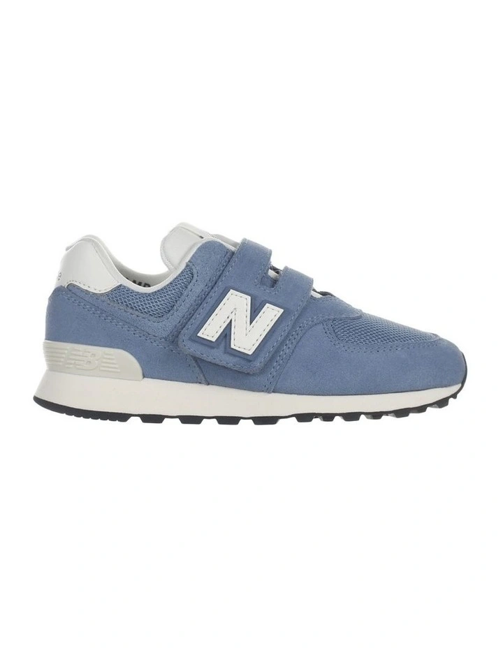 574 V1 Self-Fastening Strap Pre-School Sneakers In Denim image 1