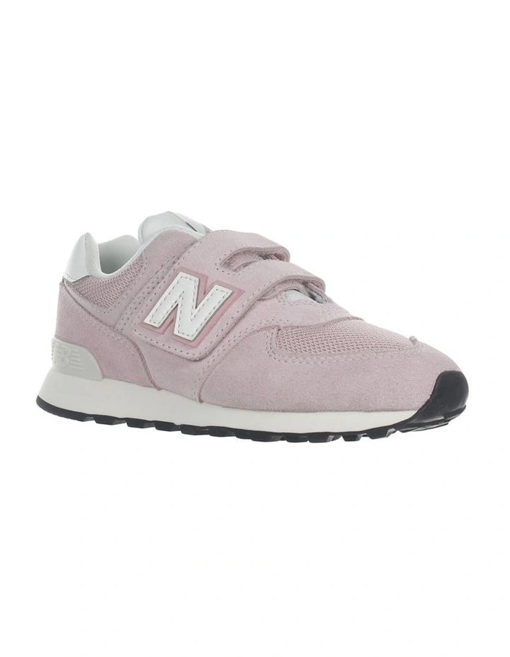 574 V1 Self-Fastening Strap Pre-School Sneakers In Lt Pink image 4