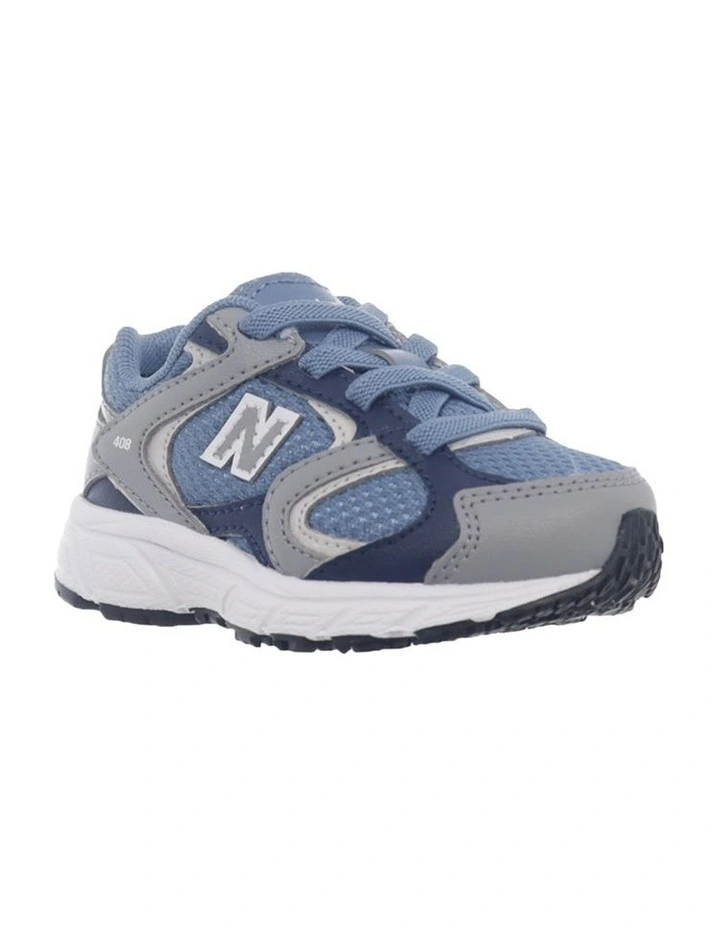 408 Elastic Lace Infant Sneakers in Grey image 4