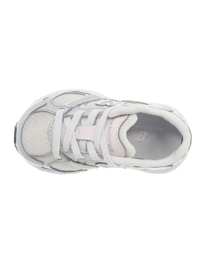 408 Elastic Lace Infant Sneakers In Grey image 3