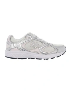 408 Elastic Lace Pre-School Sneakers In Grey