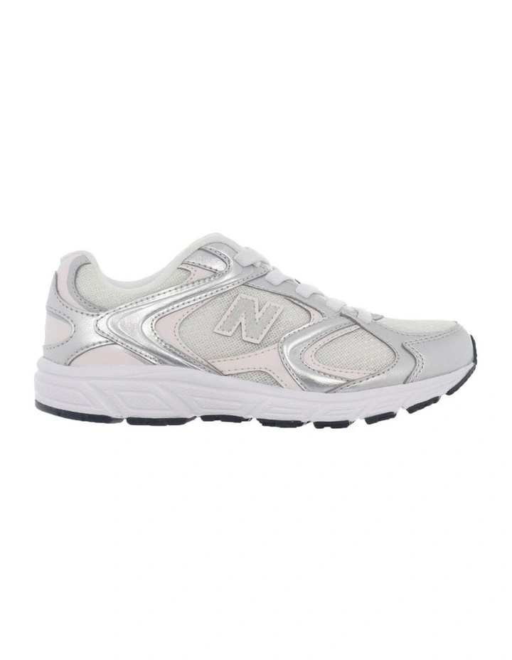 408 Elastic Lace Pre-School Sneakers In Grey image 1