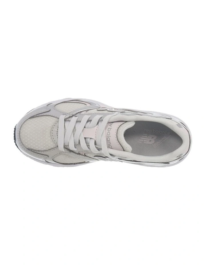 408 Elastic Lace Pre-School Sneakers In Grey image 3
