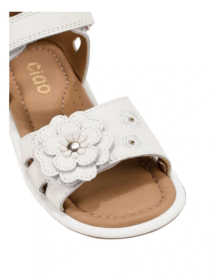 Pearl Sandals in White image 4