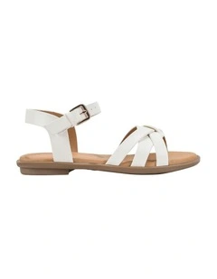 Hannah Sandals In White