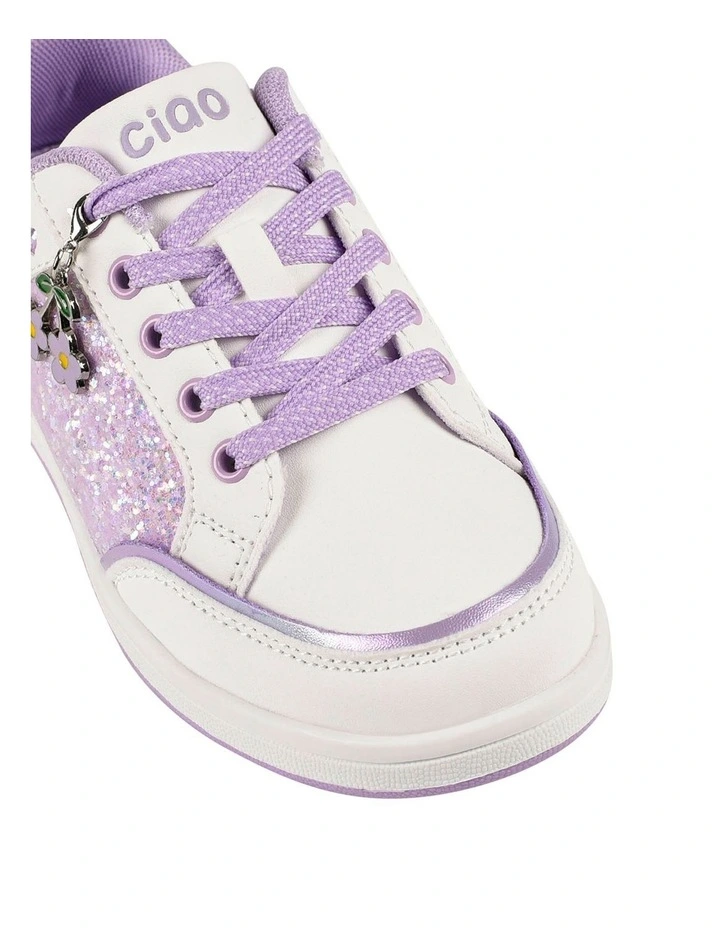 Dulcie Sneakers in Lilac and White image 4