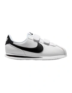 Cortez Velcro Pre-School Sneakers in White