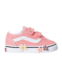 Old Skool V Flowers Infant Sneakers In Blush