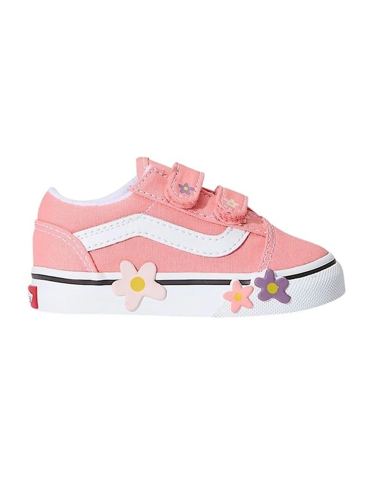 Old Skool V Flowers Infant Sneakers In Blush image 1