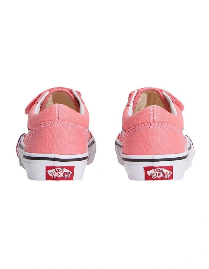 Old Skool Flowers V Youth Sneakers In Blush image 3