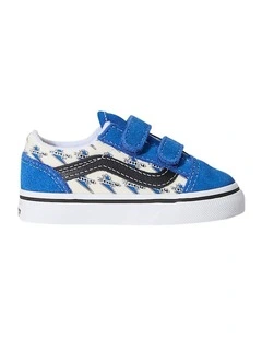 Old Skool V Thunder Infant Sneakers In Lt Blue