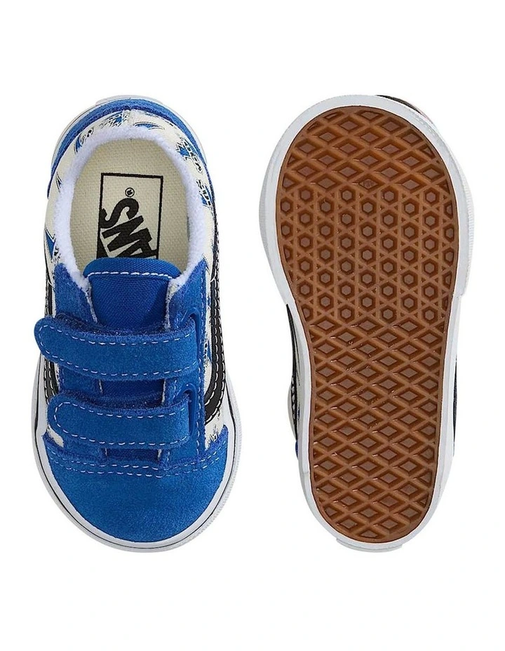 Old Skool V Thunder Infant Sneakers In Lt Blue image 2