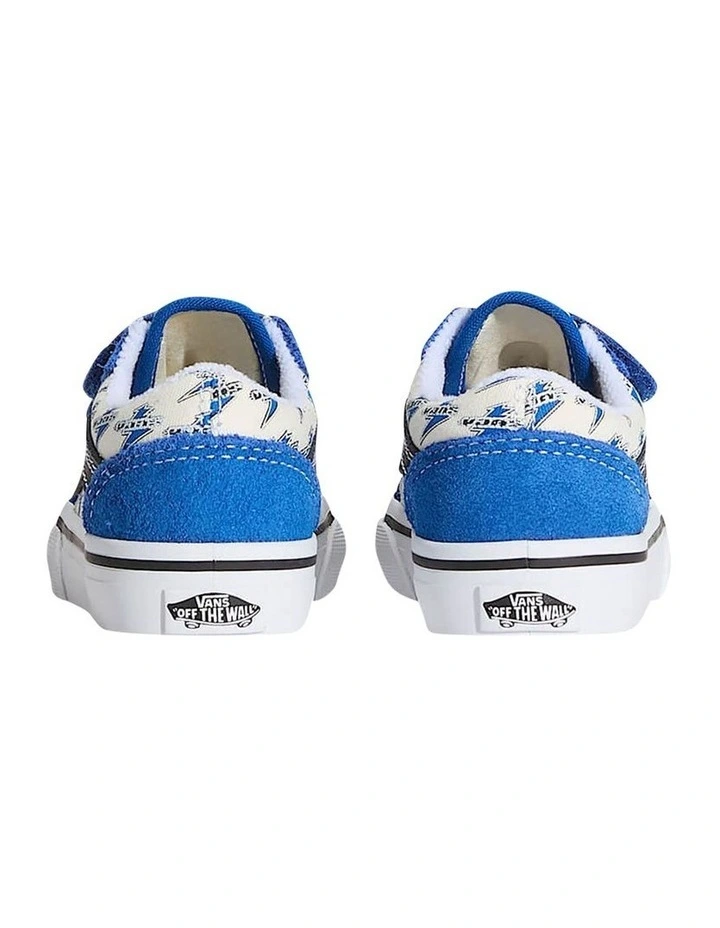 Old Skool V Thunder Infant Sneakers In Lt Blue image 3