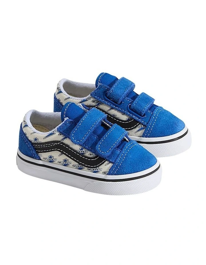 Old Skool V Thunder Infant Sneakers In Lt Blue image 4