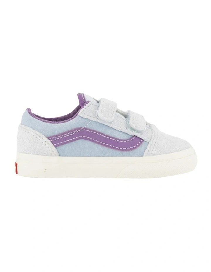 Old Skool V Sidestripe Infant Sneakers In Lt Blue image 1