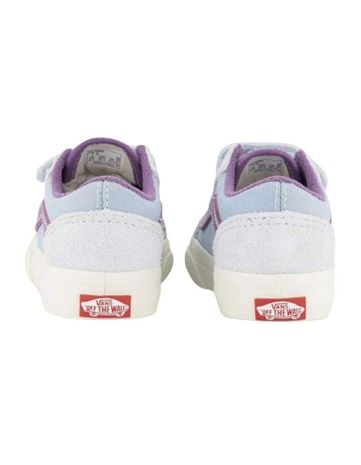 Old Skool V Sidestripe Infant Sneakers In Lt Blue image 4