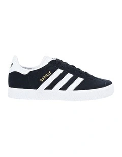 Gazelle J Grade School Sneakers in Black