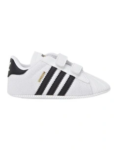 Superstar Crib Baby Sneaker in White