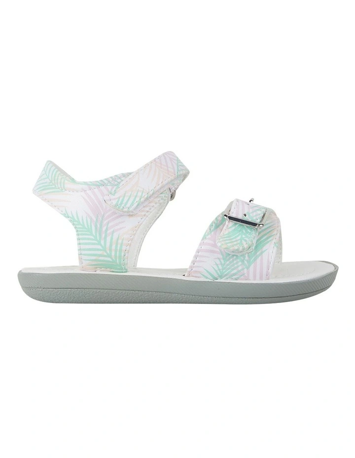 Tinkerbell Fern Print Youth Girls Sandals image 1